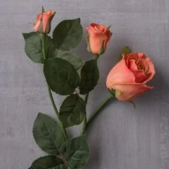 Coral Faux Real Rose Stem By Ashland® -Michaels 10626880 22