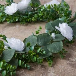6ft. White Rose Foliage Garland By Ashland® -Michaels 10627257 22