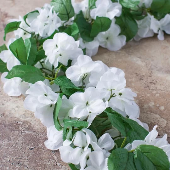 6ft. White Hydrangea Chain Garland By Ashland® 6 6ft. White Hydrangea Chain Garland By Ashland® - Image 4