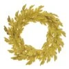22" Gold Glittered Acanthus Leaf Wreath -Michaels D233790S 1