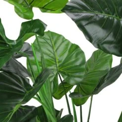 Northlight 4 Ft. Two-Tone Potted Wide Taro Leaf Plant -Michaels D236732S 3