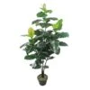Northlight 4ft. Potted Artificial Rubber Plant 2 Northlight 4ft. Potted Artificial Rubber Plant -Michaels D236745S 1
