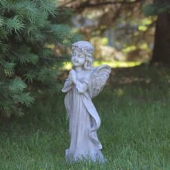 Northlight 21" Angel In Prayer Outdoor Garden Planter Statue -Michaels D236867S 3
