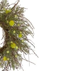 Northlight 20" Burrs Catkins Leaves & Twig Wreath -Michaels D236952S 3