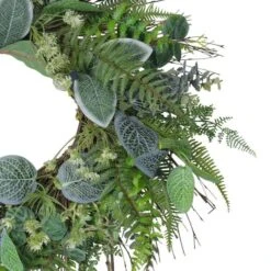 Northlight 22" Green Eucalyptus, Ivy & Fern Wreath 9 Northlight 22" Green Eucalyptus, Ivy & Fern Wreath -Michaels D237015S 3
