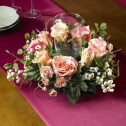 8.5" Rose Candelabrum Silk Flower Arrangement -Michaels D251187S 3