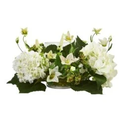 6" Hydrangea Artificial Arrangement Candelabrum 11 6" Hydrangea Artificial Arrangement Candelabrum -Michaels D251191S 13
