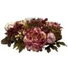 6.5" Peony & Hydrangea Candelabrum -Michaels D251196S 11