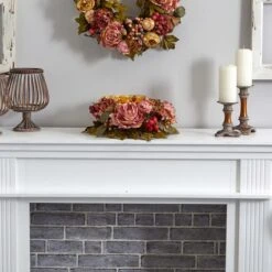 6.5" Peony & Hydrangea Candelabrum -Michaels D251196S 14