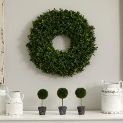 22” Boxwood Wreath 13 22” Boxwood Wreath -Michaels D251365S 15