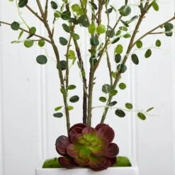 4ft. Night Willow In White Planter 10 4ft. Night Willow In White Planter -Michaels D251416S 13