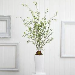 4ft. Night Willow In White Planter 11 4ft. Night Willow In White Planter -Michaels D251416S 14