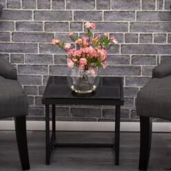 14" Cherry Blossom Arrangement In Glass Vase -Michaels D251470S 17