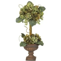 24" Artichoke Topiary Arrangement In Planter