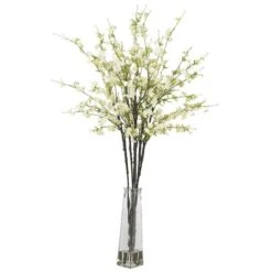 38" Cherry Blossoms Silk Arrangement In Vase 7 38" Cherry Blossoms Silk Arrangement In Vase -Michaels D251514S 11 1