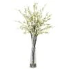 38" Cherry Blossoms Silk Arrangement In Vase 1 38" Cherry Blossoms Silk Arrangement In Vase -Michaels D251514S 11