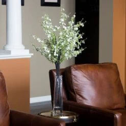 38" Cherry Blossoms Silk Arrangement In Vase 9 38" Cherry Blossoms Silk Arrangement In Vase -Michaels D251514S 13