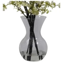 30" White Cherry Blossoms Arrangement In Vase 9 30" White Cherry Blossoms Arrangement In Vase -Michaels D251516S 3