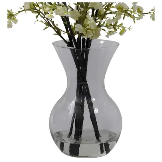 30" White Cherry Blossoms Arrangement In Vase 6 30" White Cherry Blossoms Arrangement In Vase - Image 4