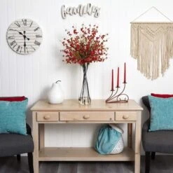 38" Red Giant Cherry Blossom Arrangement In Vase -Michaels D251519S 12