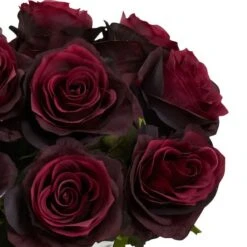 11" Red Rose Arrangement In Vase -Michaels D251525S 2