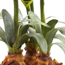 26" Red Amaryllis Arrangement In Ceramic Planter -Michaels D251606S 13