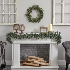 6.5ft. Olive Branch Garland -Michaels D251618S 12