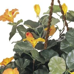 22" Golden Nasturtium Hanging Basket 9 22" Golden Nasturtium Hanging Basket -Michaels D251630S 13