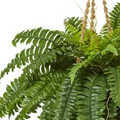 33" Boston Fern In Hanging Basket -Michaels D251649S 12