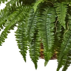 33" Boston Fern In Hanging Basket -Michaels D251649S 13