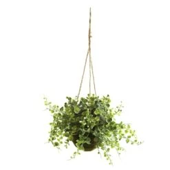 9'' Eucalyptus, Maiden Hair & Berry Hanging Basket, 3ct. -Michaels D251666S 3