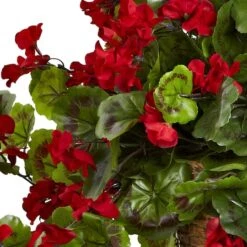 2.5ft. Geranium Hanging Basket -Michaels D251675S 12