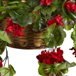2.5ft. Geranium Hanging Basket -Michaels D251675S 13