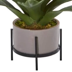 14" Agave Succulent In Decorative Planter -Michaels D251677S 13