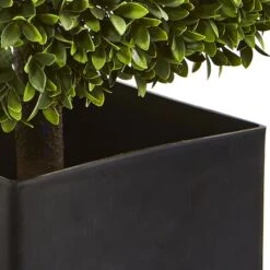 27" Boxwood Artificial Plant In Black Planter -Michaels D251694S 13