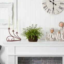 13" Fern And Twig Moss Basket -Michaels D251701S 15