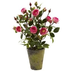 14" Potted French Rose Garden