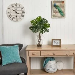 2ft. Monstera Plant In Glass Vase -Michaels D251788S 15