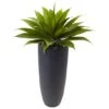 3ft. Agave Plant In Gray Cylinder Planter 1 3ft. Agave Plant In Gray Cylinder Planter -Michaels D251799S 11