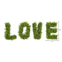 12" LOVE Boxwood Wall Decoration -Michaels D251801S 12