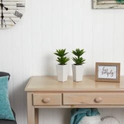 11.5" Double Mini Agave Arrangement With Planter, 2ct. 13 11.5" Double Mini Agave Arrangement With Planter, 2ct. -Michaels D251820S 15