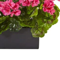 13" Beauty Geranium In Rectangular Planter -Michaels D251842S 13
