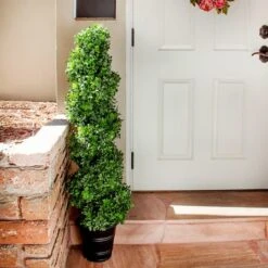 4ft. Boxwood Spiral Topiary In Planter 9 4ft. Boxwood Spiral Topiary In Planter -Michaels D251983S 2