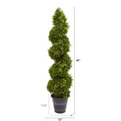 4ft. Boxwood Spiral Topiary In Planter 10 4ft. Boxwood Spiral Topiary In Planter -Michaels D251983S 3