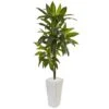 3ft. Dracaena In White Tower Planter -Michaels D252134S 1