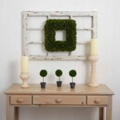 17” Square Tea Leaf Wreath 13 17” Square Tea Leaf Wreath -Michaels D252232S 14