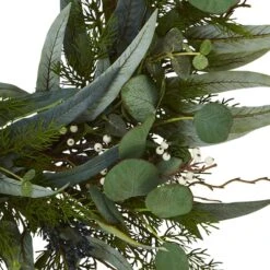 24'' Eucalyptus & Mixed Greens Wreath -Michaels D252236S 13
