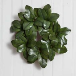 22” Magnolia Leaf Wreath -Michaels D252239S 13