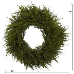 24” Cedar Wreath 9 24” Cedar Wreath -Michaels D252275S 12