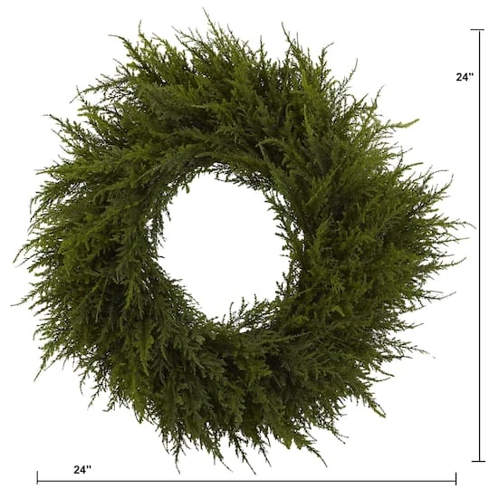24” Cedar Wreath 5 24” Cedar Wreath - Image 3